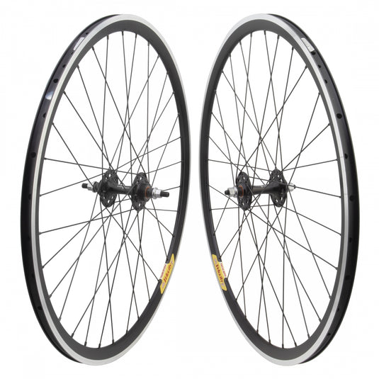 700c wheelset fixed gear 700C Alloy Deep-V Wheel Set with Sealed Hub & Double Wall Rim – 365 Cycles
