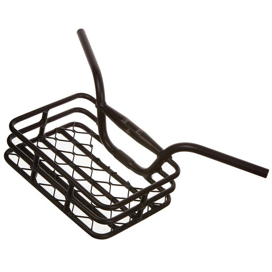 EVO Brooklyn Integrated Basket/Handlebar, Clamp size 31.8mm/upper & 25.4mm/lower, Width: 648mm, 230 X 335m, (9"x13.1")