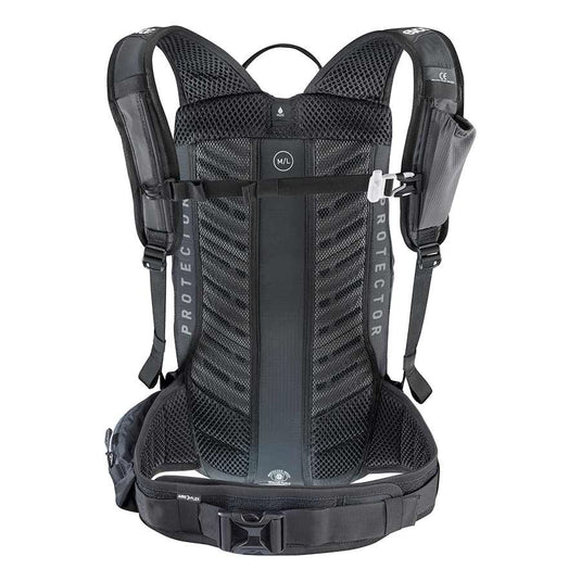 EVOC FR Lite Race Protector backpack, 10L, Carbon Grey/Orange, S