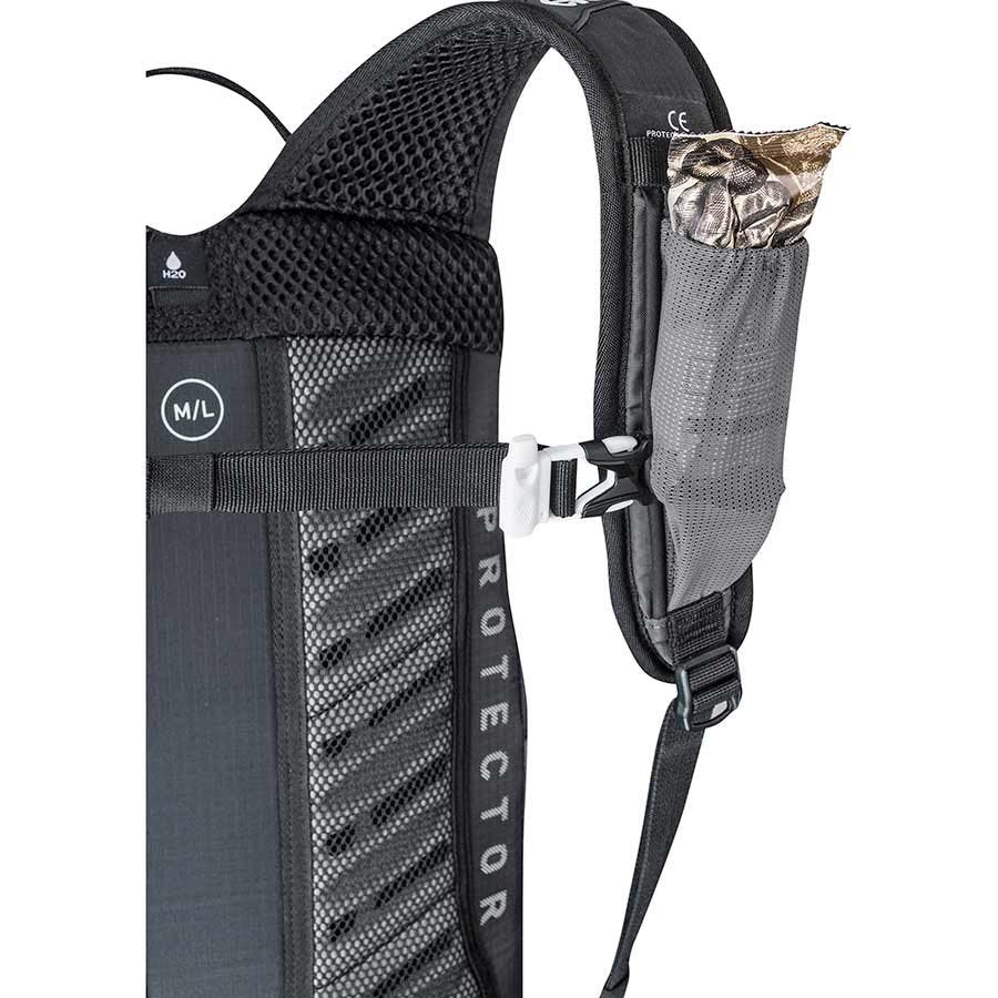 EVOC FR Lite Race Protector backpack, 10L, Carbon Grey/Orange, ML
