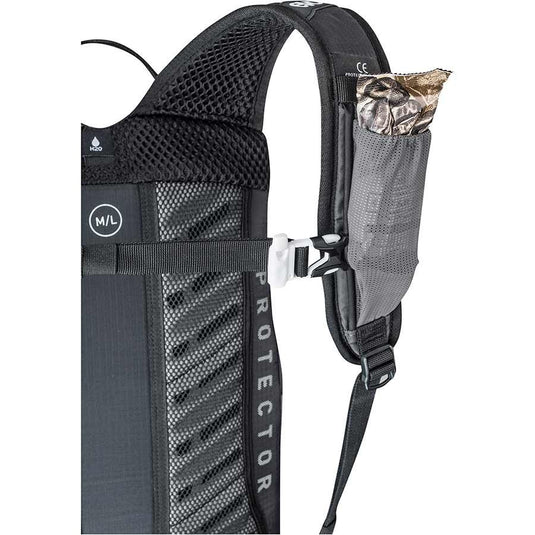 EVOC FR Lite Race Protector backpack, 10L, Carbon Grey/Black, S