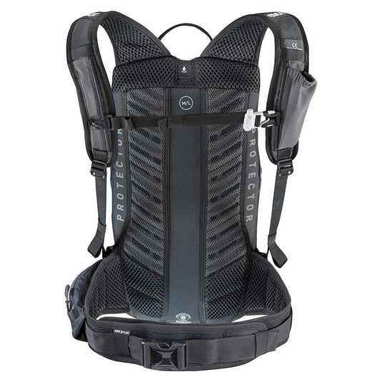 EVOC FR Lite Race Protector backpack, 10L, Carbon Grey/Black, S