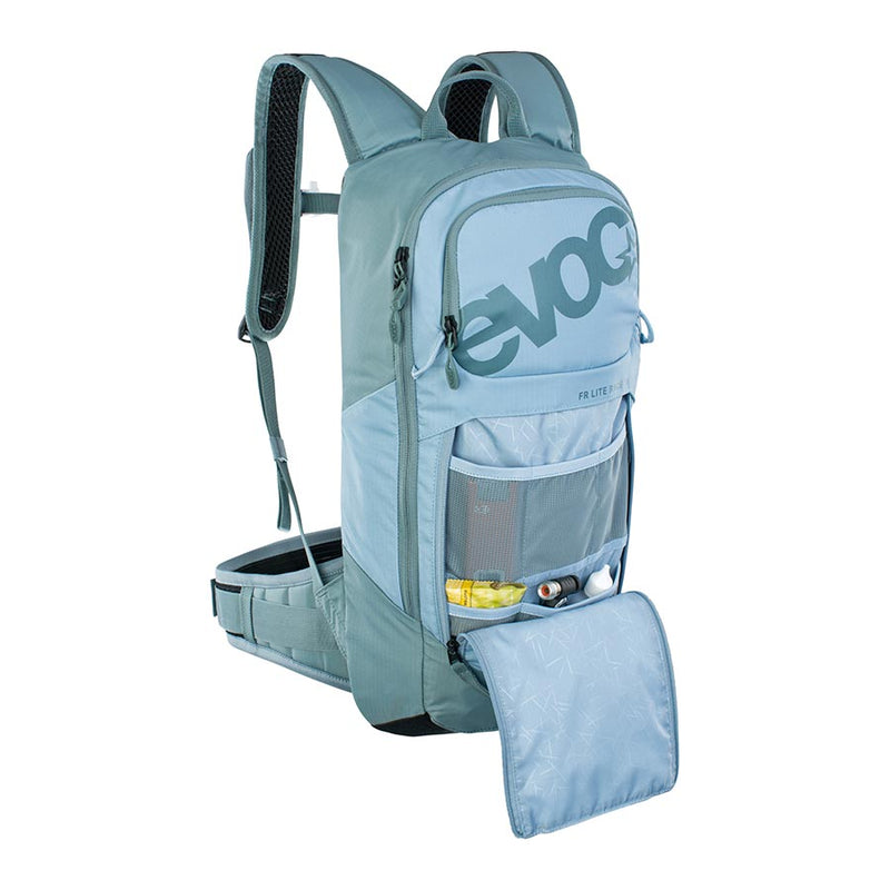 Load image into Gallery viewer, EVOC FR Lite Race Protector backpack, 10L, Steel/Copen Blue, S
