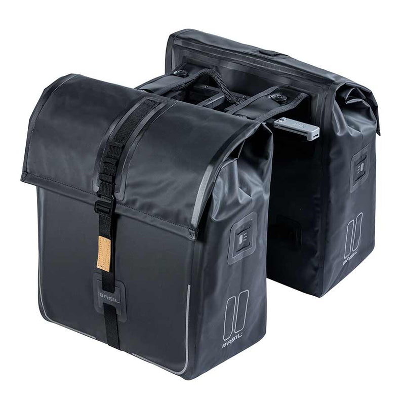 Load image into Gallery viewer, Basil-Urban-Dry-Double-Pannier-Bag-Panniers-Water-Reistant-Tarpaulin_PANR0277
