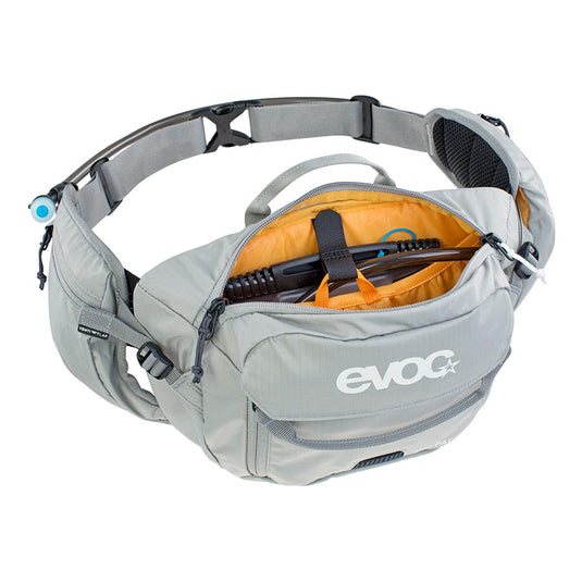 EVOC Hip Pack 3L (no bladder), Hydration Bag, Volume: 3L, Bladder: Not included, Stone