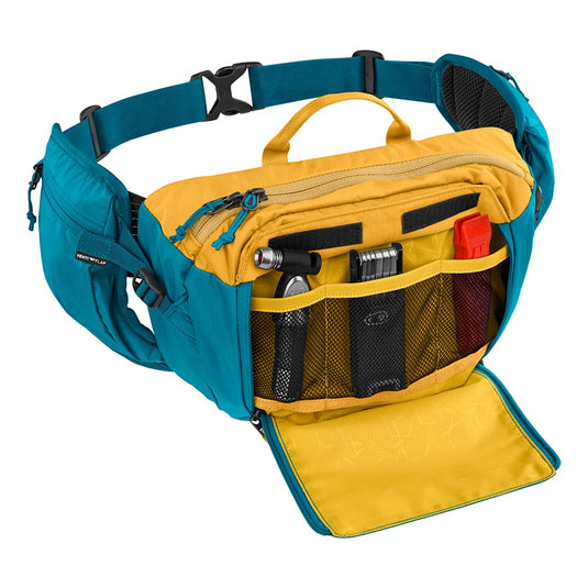 EVOC Hip Pack 3L (no bladder), Hip Pack, 3L, Loam/Ocean