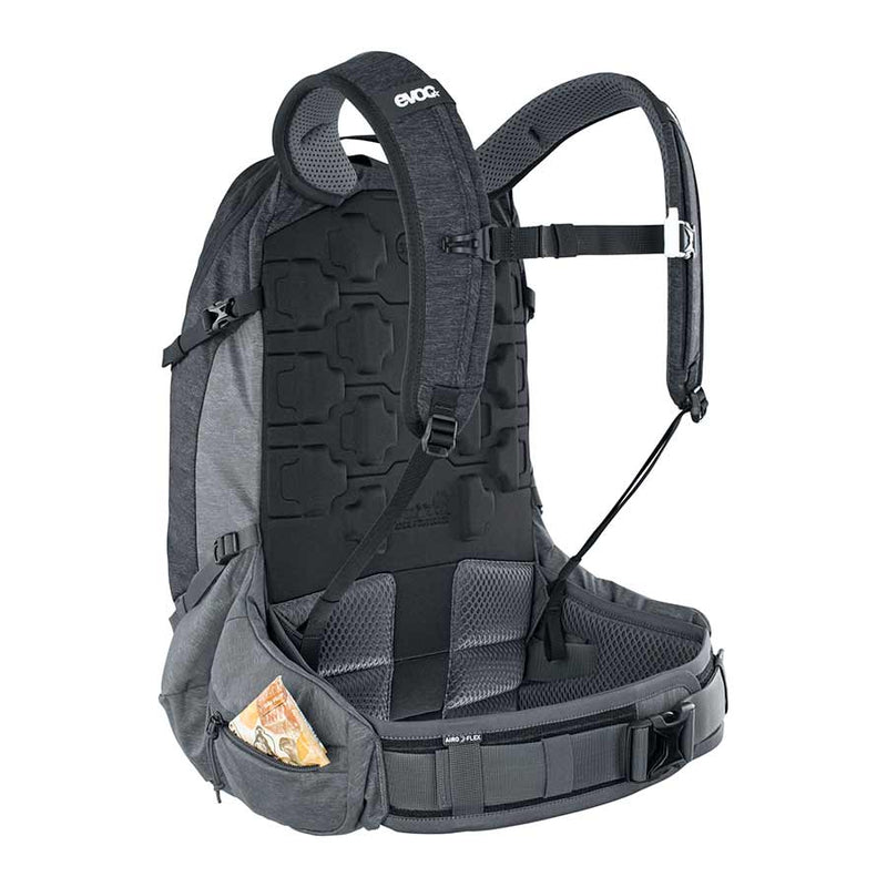Load image into Gallery viewer, EVOC Trail Pro 26 Protector backpack, 26L, Carbon/Grey, SM
