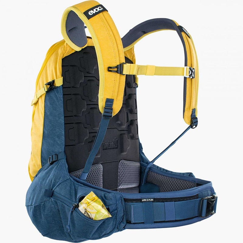 Load image into Gallery viewer, EVOC Trail Pro 26 Protector backpack, 26L, Curry/Denim, SM
