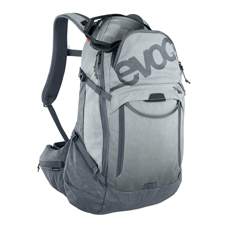 Load image into Gallery viewer, EVOC Trail Pro Protector backpack, 26L, Stone/Carbon Grey, LXL
