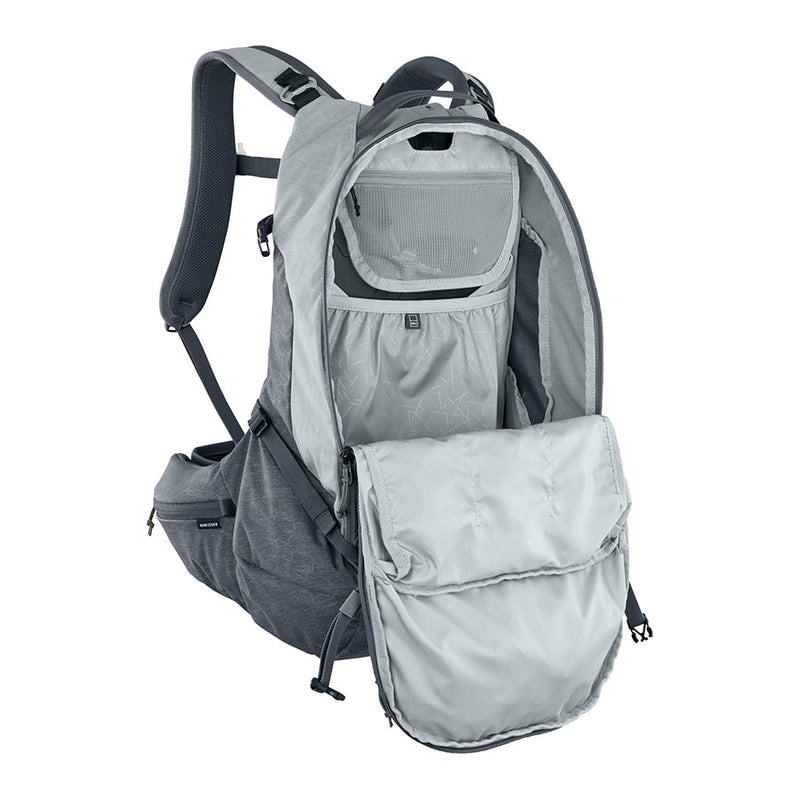 Load image into Gallery viewer, EVOC Trail Pro Protector backpack, 26L, Stone/Carbon Grey, LXL
