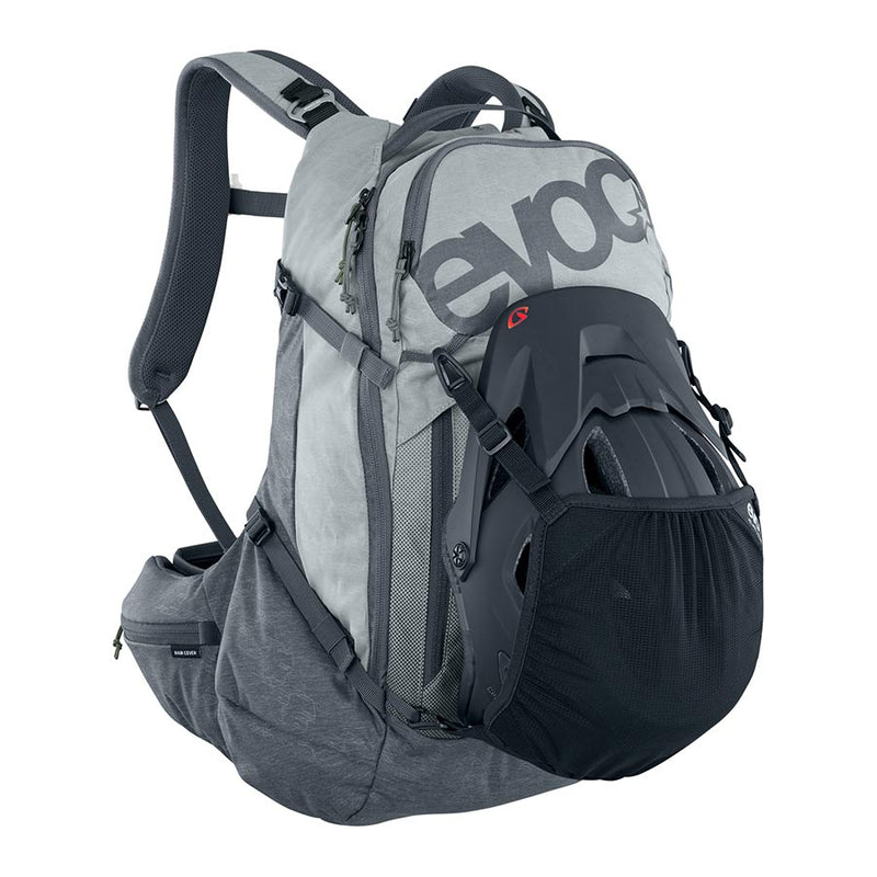 Load image into Gallery viewer, EVOC Trail Pro Protector backpack, 26L, Stone/Carbon Grey, SM
