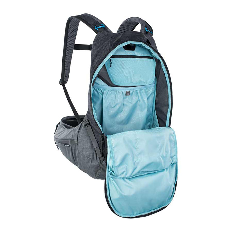 Load image into Gallery viewer, EVOC Trail Pro 16 Protector backpack, 16L, Carbon/Grey, LXL
