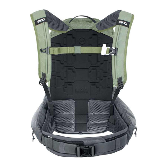 EVOC Trail Pro 16 Protector backpack, 16L, Light Olive/Carbon Grey, SM