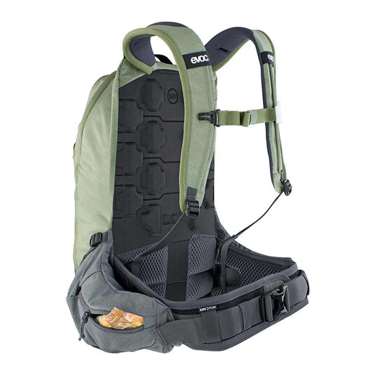 EVOC Trail Pro 16 Protector backpack, 16L, Light Olive/Carbon Grey, LXL