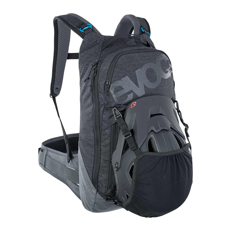 Load image into Gallery viewer, EVOC Trail Pro 10 Protector backpack, 10L, Carbon/Grey, SM

