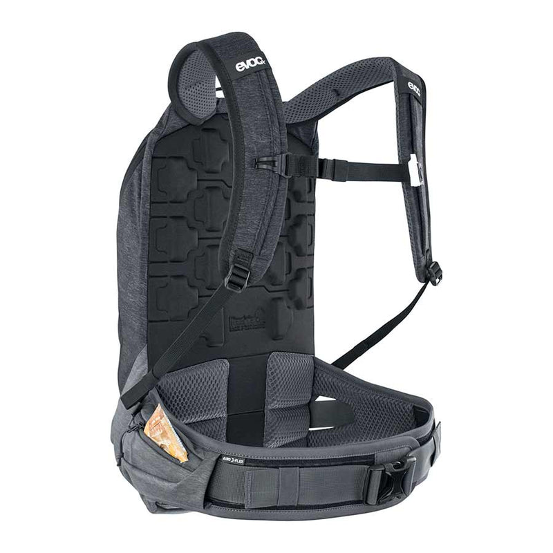 Load image into Gallery viewer, EVOC Trail Pro 10 Protector backpack, 10L, Carbon/Grey, SM
