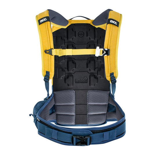 EVOC Trail Pro 10 Protector backpack, 10L, Curry/Denim, SM