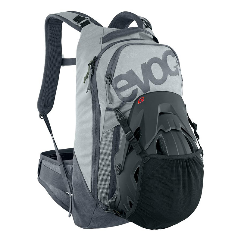 Load image into Gallery viewer, EVOC Trail Pro 10 Protector backpack, 10L, Stone/Carbon Grey, SM
