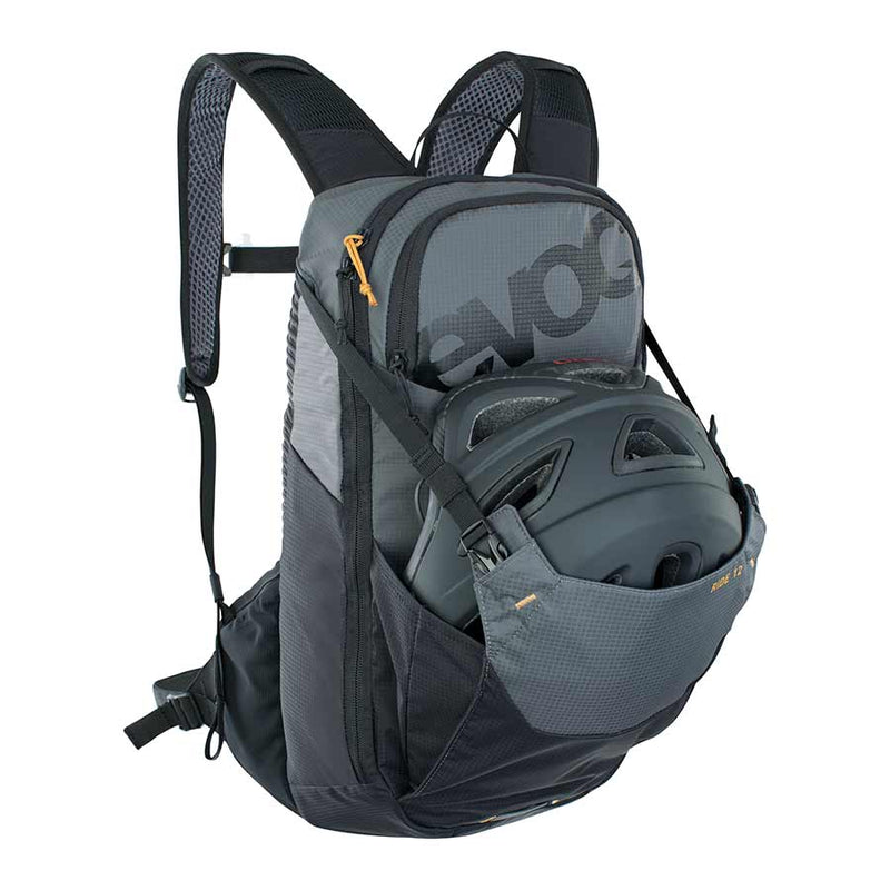 Load image into Gallery viewer, EVOC Ride 12 Hydration Bag Volume: 12L, Bladder: Included (2L), Carbon/Grey
