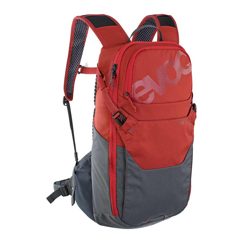 Load image into Gallery viewer, EVOC Ride 12 Hydration Bag Volume: 12L, Bladder: Included (2L), Chili Red/Carbon Grey
