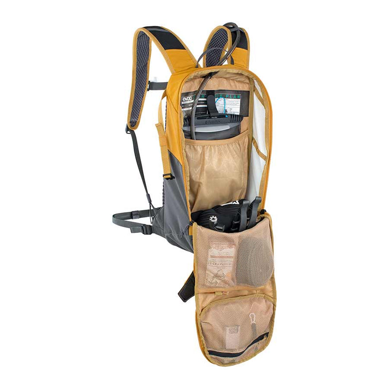 Load image into Gallery viewer, EVOC Ride 8 Hydration Bag Volume: 8L, Bladder: Included (2L), Loam / Carbon Grey
