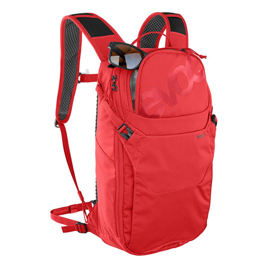 EVOC Ride 8 Hydration Bag Volume: 8L, Bladder: Included (2L), True Red