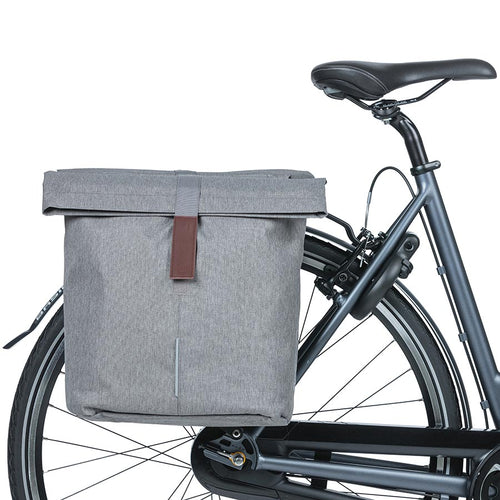 Basil-City-Double-Pannier-Bag-Panniers-Reflective-Bands-Polyester-PANR0238-Road-Touring-Panniers