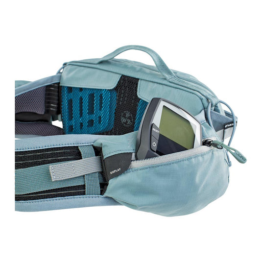 EVOC Hip Pack Pro E-Ride Hydration Bag, Volume: 3L, Bladder: Not included, Steel