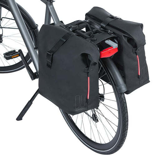 Basil-SoHo-Nordlicht-Double-Pannier-Bag-Panniers-Polyurethane-PANR0264-Road-Touring-Panniers