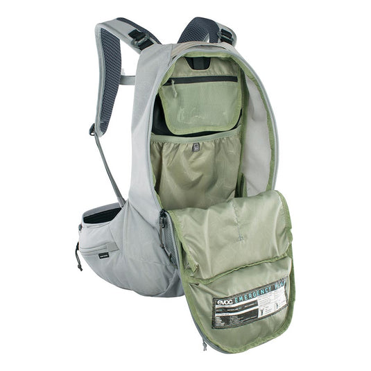 EVOC Trail Pro SF 12 Protector backpack, 12L, Stone, XS