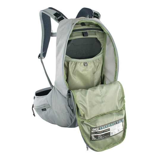 EVOC Trail Pro SF 12 Protector backpack, 12L, Stone, XS
