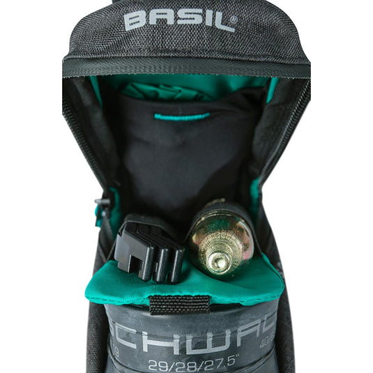 Basil Discovery 365 Seat Bag, 1L, Black Melee