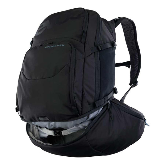 EVOC Explorer Pro 26 Hydration Bag, Volume: 26L, Bladder: Not included, Black