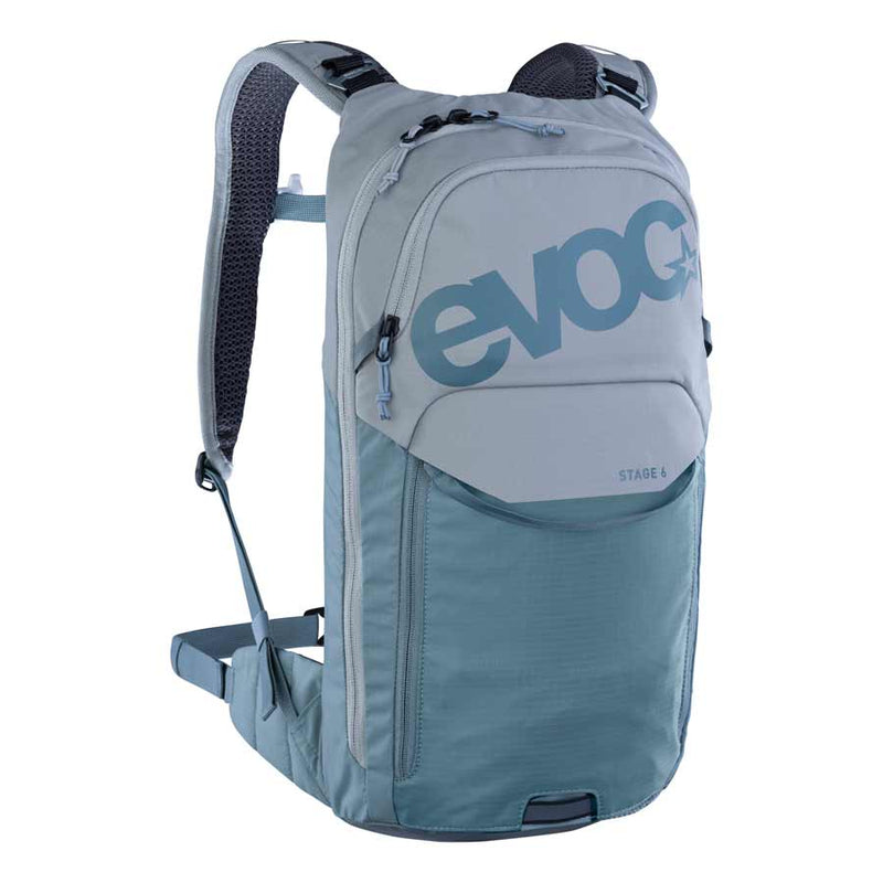 Load image into Gallery viewer, EVOC Stage 6 + 2L Bladder Hydration Bag, Volume: 6L, Bladder: Included (2L), Stone / Steel
