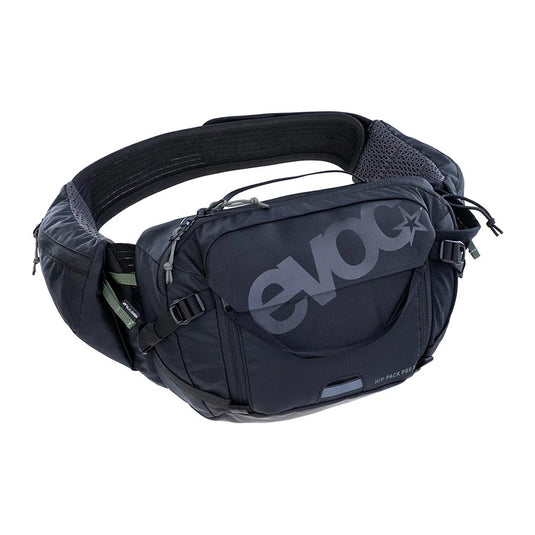 EVOC Hip Pack Pro 3 +1.5L Hip Pack, 3L, Bladder included (1.5L), Black