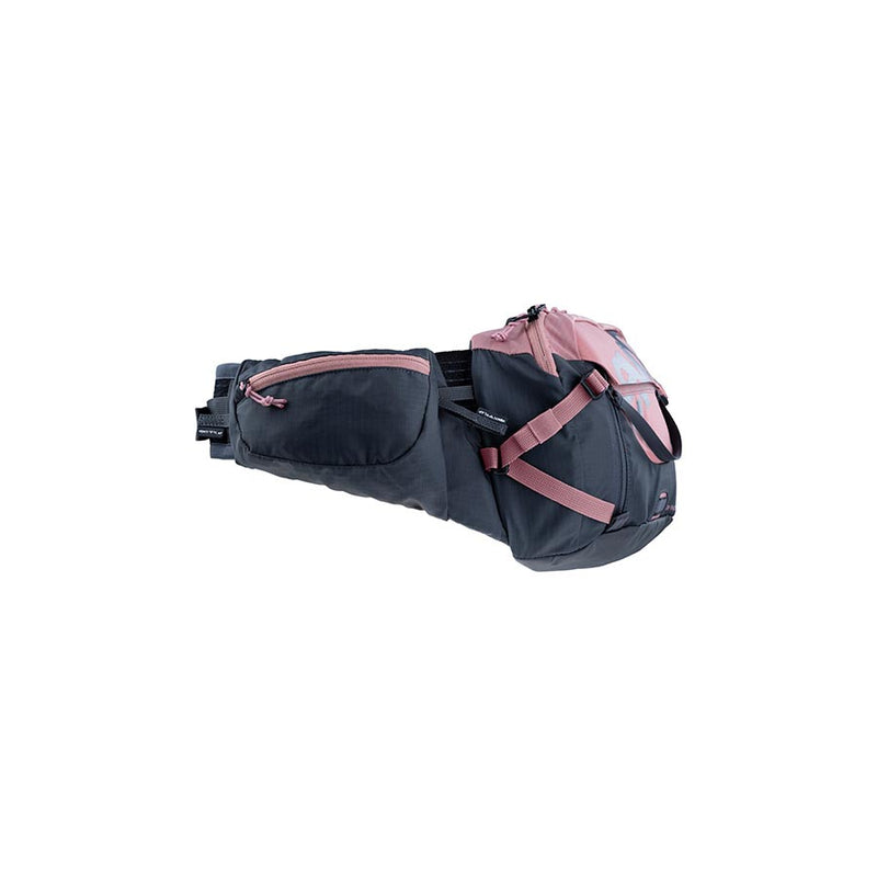 Load image into Gallery viewer, EVOC Hip Pack Pro 3 +1.5L Bladder, Hip Pack, 3L, Included (1.5L), Dusty Pink/Carbon Grey
