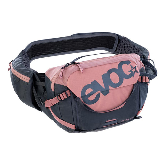 EVOC Hip Pack Pro 3 Hip Pack, 3L, Not included, Dusty Pink/Carbon Grey