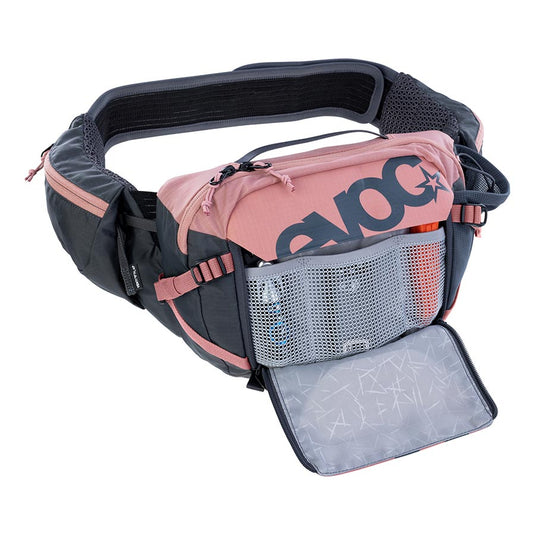 EVOC Hip Pack Pro 3 Hip Pack, 3L, Not included, Dusty Pink/Carbon Grey