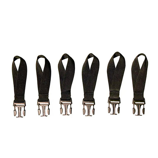 YUBA 2-Go Extensions Bag extension for 2-Go V1, set of 6, black