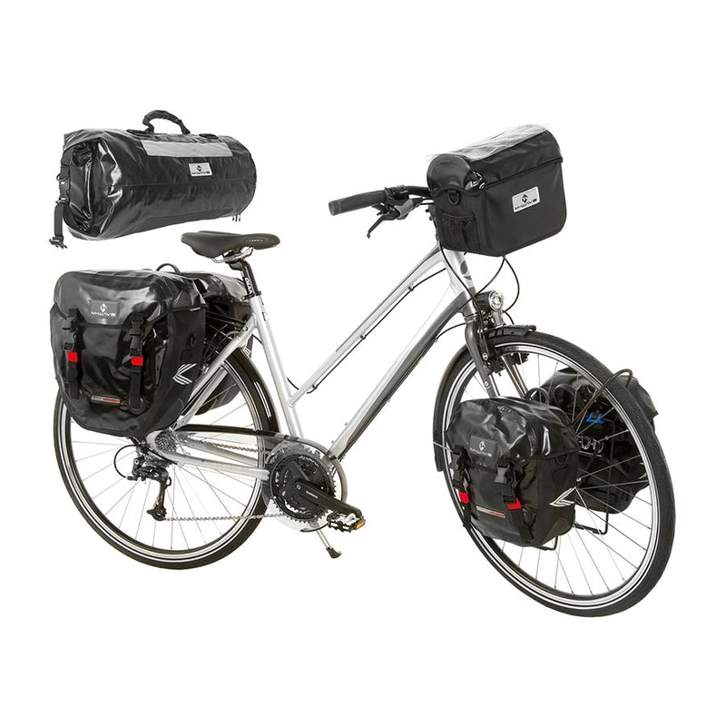 Load image into Gallery viewer, M-Wave Alberta Pannier 40L Black
