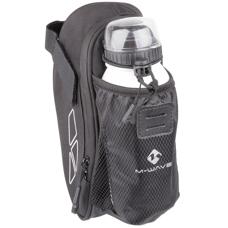 Load image into Gallery viewer, M-Wave Amsterdam Bottle Saddle, Seat Bag, Black
