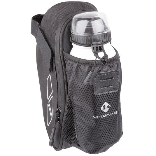 M-Wave Amsterdam Bottle Saddle, Seat Bag, Black