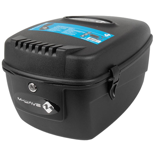 M-Wave Amsterdam Rear Box Trunk Bag, 17L, Black