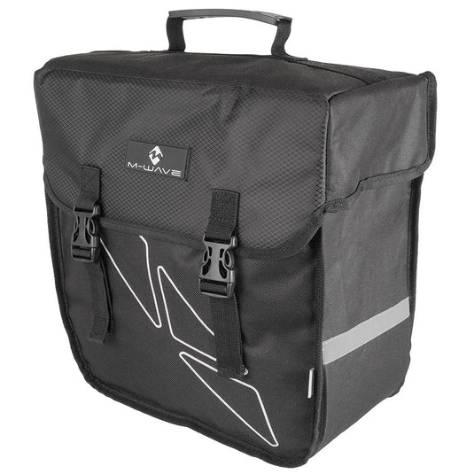 M-Wave Amsterdam Single Pannier, 18L, Left, Black