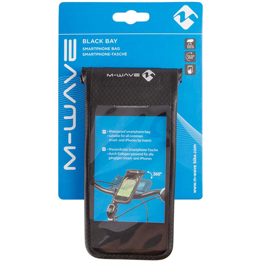 M-Wave Black Bay Bag 170mm x 80mm x 10mm