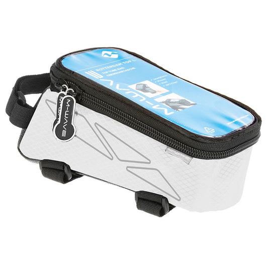 M-Wave Rotterdam Top Tube Bags, White