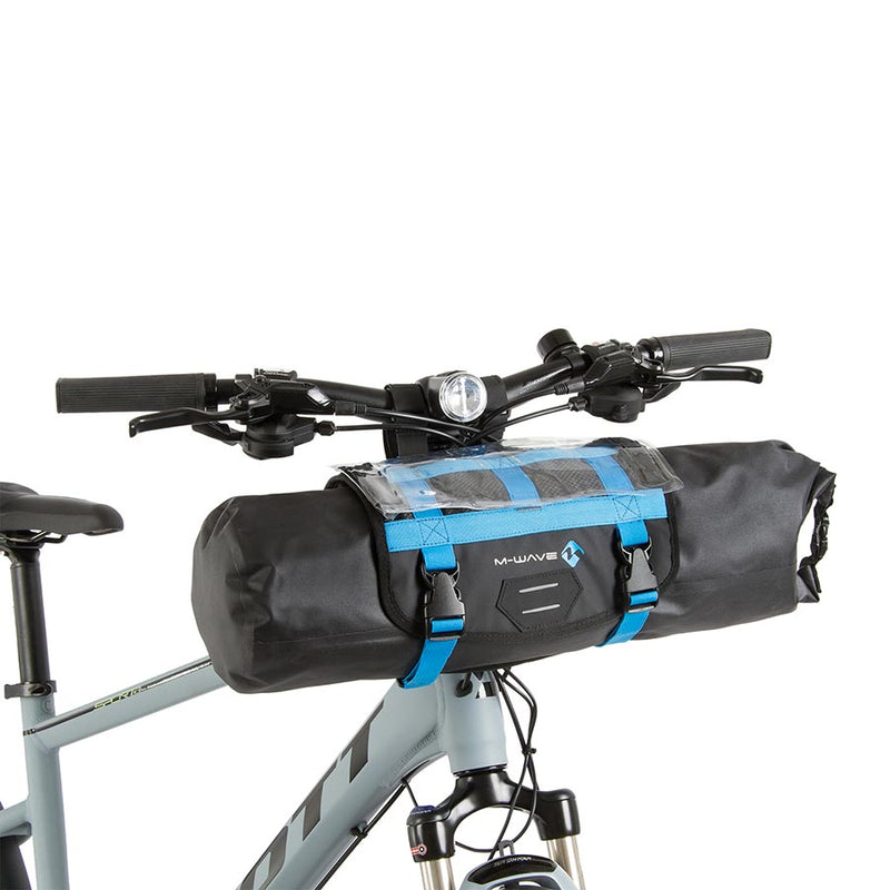 Load image into Gallery viewer, M-Wave Rough Ride 10L Handlebar Bag, 10L, Black
