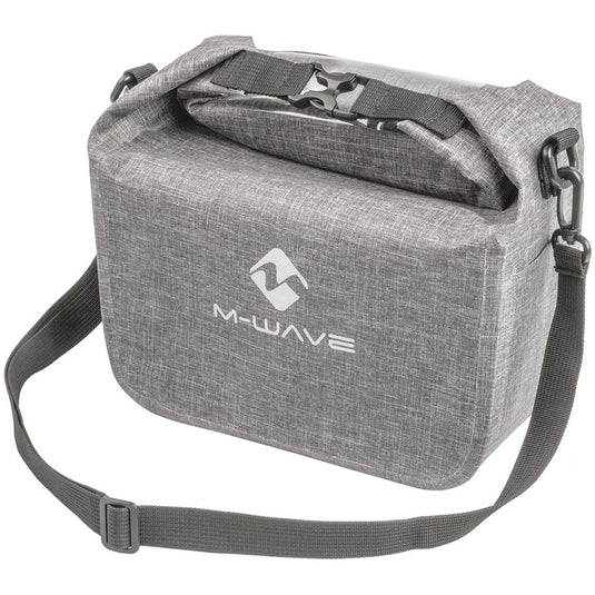 M-Wave Suburban Front Handlebar Bag, 7L, Grey