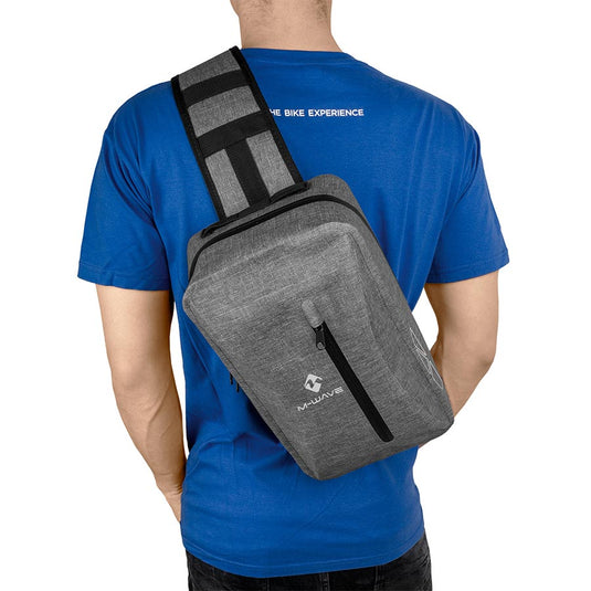 M-Wave Suburban Messenger Messenger Bag, Grey