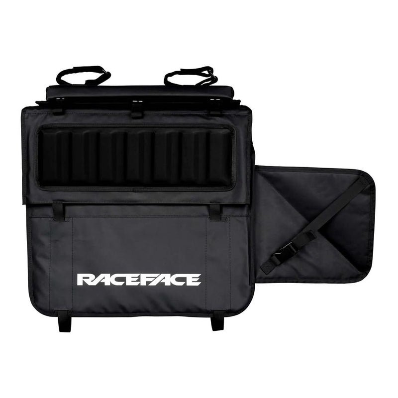 Load image into Gallery viewer, RaceFace T3 Tailgate Pad - Black, 2 Bike
